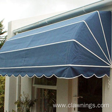 Retractable Window Awning/Sunshade Waterproof Canvas Awning